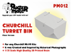 Panzer Mate PM012 - Churchill Turret Bin (closed version)