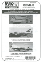 Pro Modeler 88100700200 - F-102A Delta Dagger Case X Wing