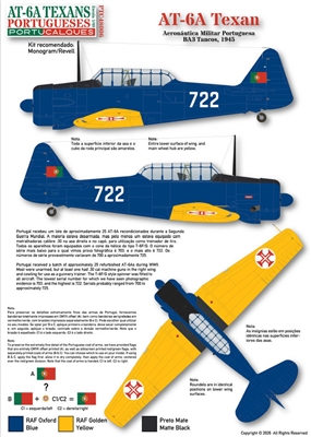 Portucalques PTC48006 - Portuguese North American AT-6A / SNJ-4 Texan