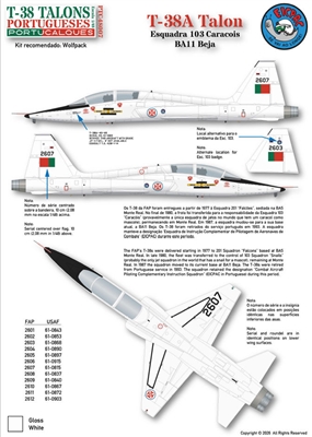 Portucalques PTC48007 - Portuguese Northrop T-38A Talon