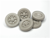 Pimp My Miniatures AFVs35-022 - Autoblinda Road Wheels (weighted) AB 41-43, Type 1