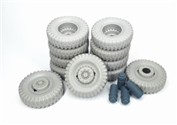 Pimp My Miniatures AFVs35-138 - M26 Dragon Wagon Road Wheels Type 2 (Firestone, weighted)