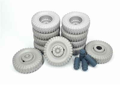 Pimp My Miniatures AFVs35-138 - M26 Dragon Wagon Road Wheels Type 2 (Firestone, weighted)
