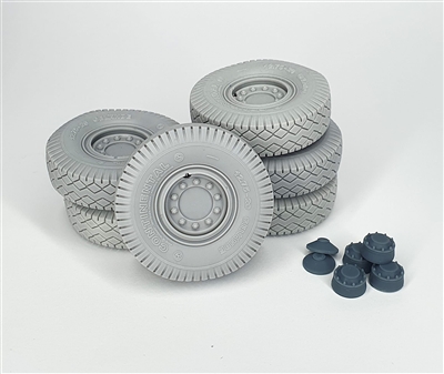 Pimp My Miniatures AFVs35-262 - Faun L900 Road Wheels Set (weighted), Type 1