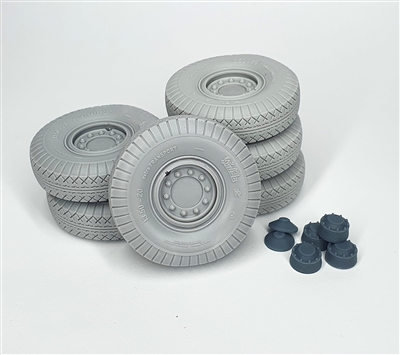 Pimp My Miniatures AFVs35-264 - Faun L900 Road Wheels Set (weighted), Type 3