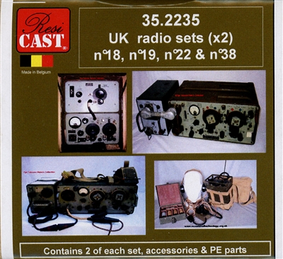 Resicast 35.2235 - UK Radio Sets (No. 18, 19, 22 & 38)