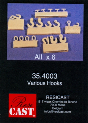 Resicast 35.4003 - Various Hooks