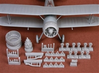 SBS Model 48057 - Gloster Gladiator Mk.I/Mk.II Engine & Cowling (for Merit kit)