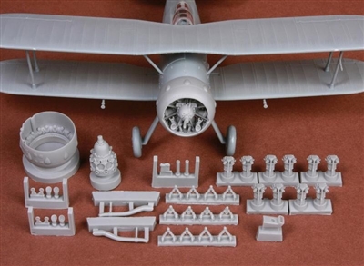 SBS Model 48057 - Gloster Gladiator Mk.I/Mk.II Engine & Cowling (for Merit kit)