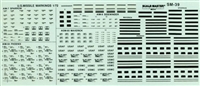 Scale Master SM-39 - U.S. Missile Markings