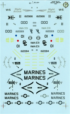 Super Scale 48-0353 - AV-8B Harrier IIs