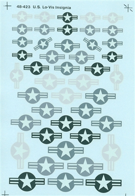 Super Scale 48-0423 - U.S. Lo-Vis Insignia