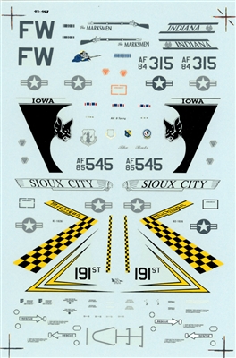 Super Scale 48-0448 - F-16C and F-16B (ADF) Falcons