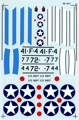 Super Scale 48-0457 - Pre-WW II F4F-3 Wildcats