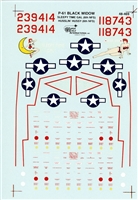 Super Scale 48-0469 - P-61 Black Widows