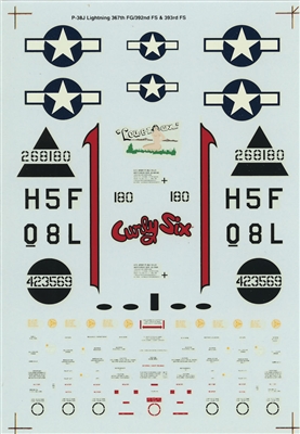 Super Scale 48-0581 - P-38J Lightnings