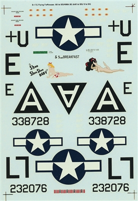 Super Scale 48-0582 - B-17 Flying Fortresses