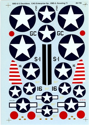 Super Scale 48-0739 - SBD-3/5 Dauntless