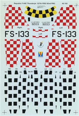 Super Scale 48-0769 - Republic F-84E Thunderjet