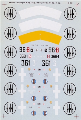 Super Scale 48-0862 - Macchi 202 Folgore