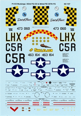 Super Scale 48-1107 - Mustang Aces of the 8th Air Force