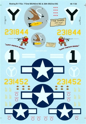Super Scale 48-1130 - B-17G Flying Fortresses