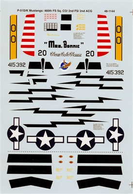 Super Scale 48-1144 - P-51D/K Mustangs