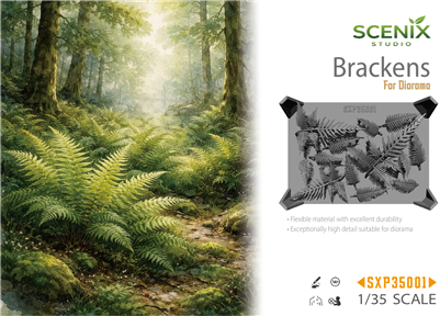BSK Model BSKSXP35001 - Bracken (for Diorama)