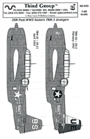Third Group 48-033 - USN Post-WWII Eastern TBM-3 Avengers