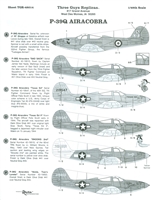 Three Guys Replicas TGR48014 - P-39Q Airacobra