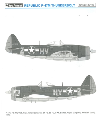 Techmod 48010S - Republic P-47M Thunderbolt