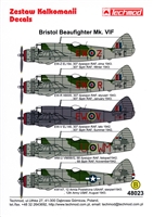 Techmod 48023B - Bristol Beaufighter Mk. VIF