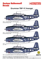 Techmod 48070A - Grumman TBF-1C Avenger