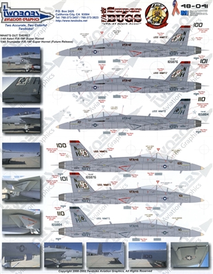 Twobobs 48-041 - F/A-18F Super Bugs, "VFA-41 Black Aces!"