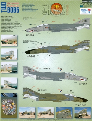 Twobobs 48-160 - QF-4E Heritage Drones Tyndall