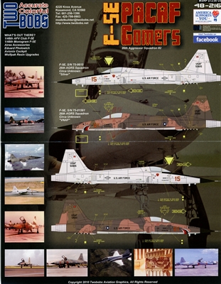 Twobobs 48-216 - F-5E PACAF Comers