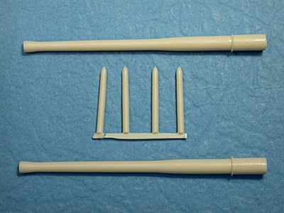 Ultracast 135001 - Mk II Matilda 2 Pdr. Barrels & Shells (designed for Tamiya Kit #35024)