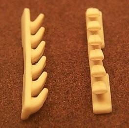 Ultracast 48078 - Messerschmitt Bf 109F-K Exhausts (fits Hasegawa kits)