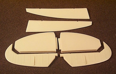 Ultracast 48086 - Supermarine Spitfire Mk IX Late Style Control Surfaces (fits Hasegawa kits)