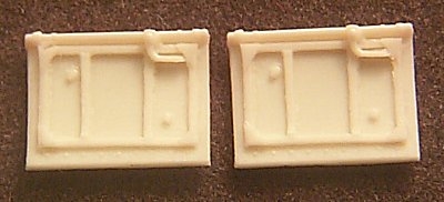 Ultracast 48096 - Supermarine Pilot Access Doors without Crowbar (two doors) (fits ICM Mk IX & XVI kits)