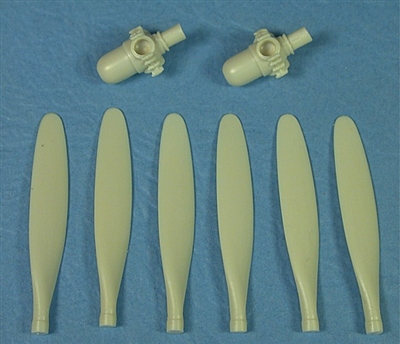 Ultracast 48242 - A-20 Havoc Props & Spinners, Hamilton Standard 11' 3" dia. (Hub 23-E-50 Blade 6353A-21)