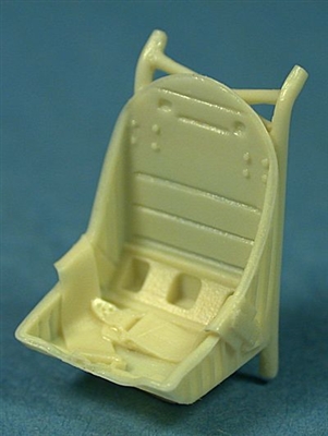 Ultracast 48255 - P-40B/C Seat with Wide Lap Belt Harness suitable for all USAAF P-40's prior to mid 1942
