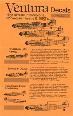 Ventura V4865  - High Altitude Interceptor & Norwegian Theatre Bf109G's