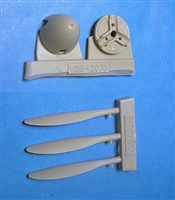 Vector VDS48-076 - Yak-3 Propeller & Spinner (fits Zvezda kits)