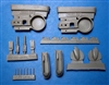 Vector VDS48-084 - Reggiane Re 2002 Wheel Wells, Landing Gear Legs and Covers (fits Italari/Tamiya kits)