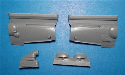 Vector VDS48-110 - Bf 109 G-6 Erla Cowlings (for Zvezda kit)
