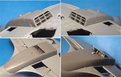 Vector VDS48-120 - MiG-3 Corrected Radiator (for Trumpeter kit)