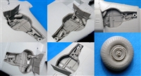 Vector VDS48-121 - MiG-3 Wheel Wells and Wheels (for Trumpeter kit)