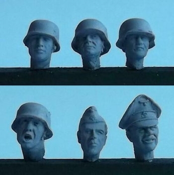 Wee Friends WH35004 - WWII German Heads